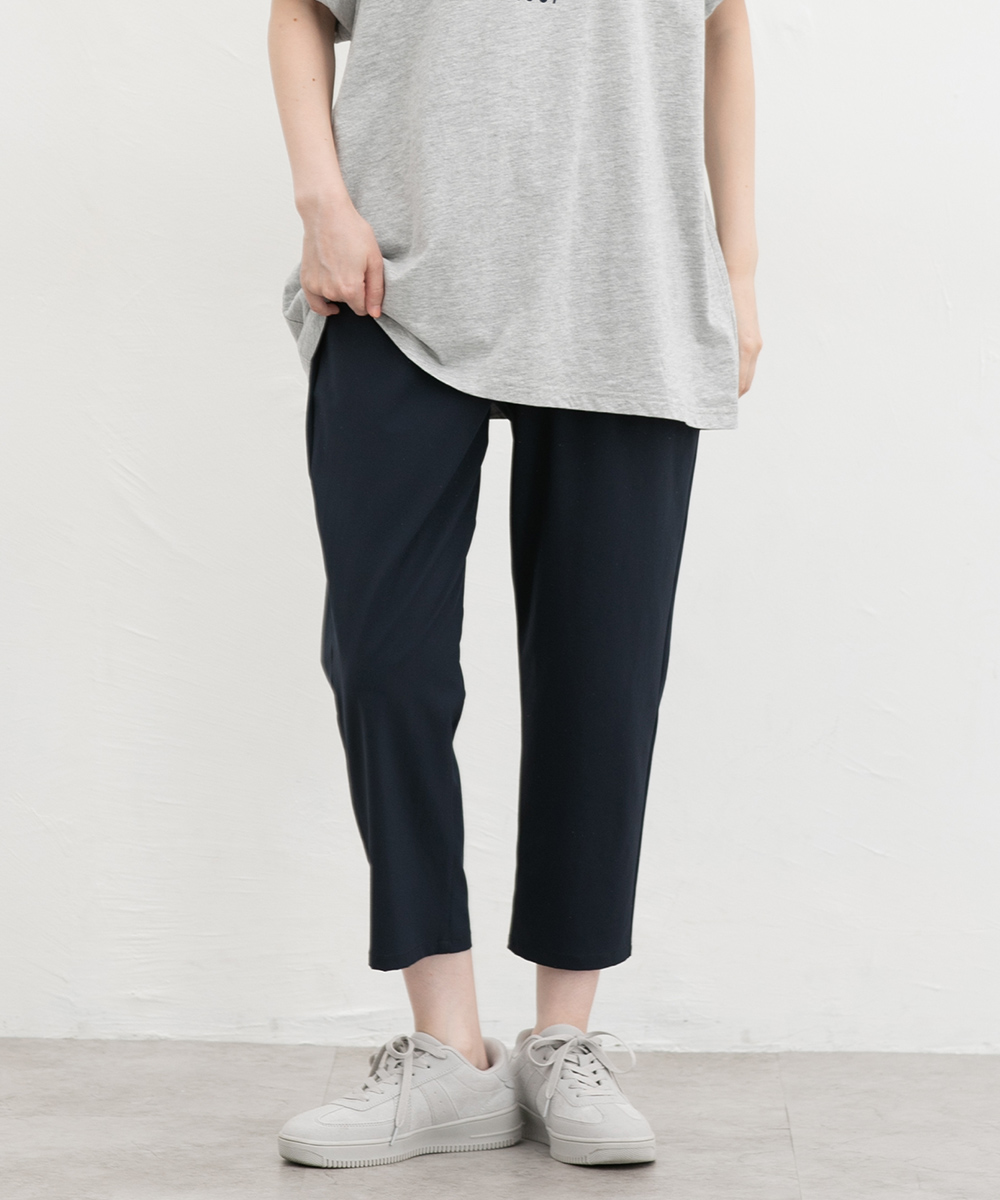 ボトムス パンツ ハニさら 大きいサイズ クロップドパンツ イージーパンツ UVカット 速乾ドライ レディース Honeys ハニーズ クロップドイージーパンツ | Honeys | 02