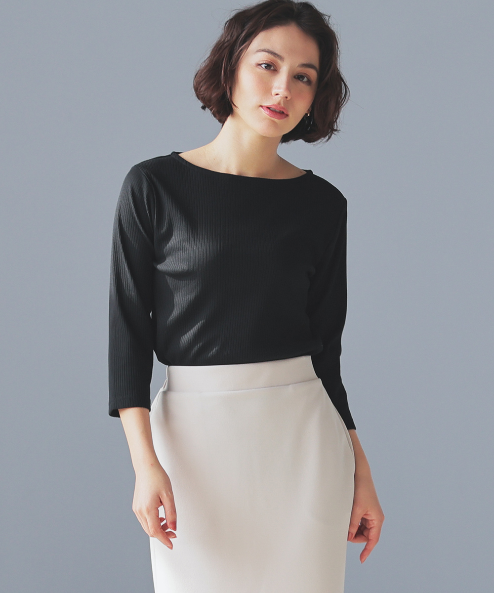 Honeys（ハニーズ） トップス カットソー Tシャツ 7分袖Tシャツ 7分