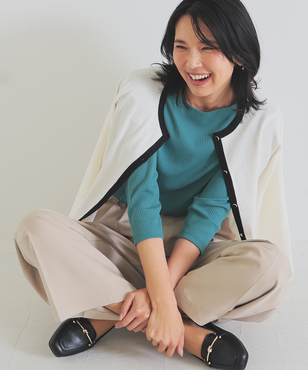 Honeys（ハニーズ） トップス カットソー Tシャツ 7分袖Tシャツ 7分