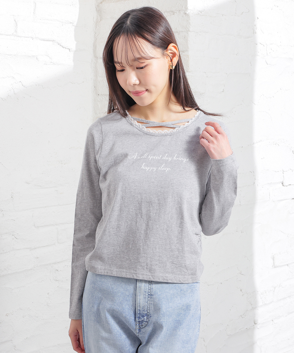 ハロッズ　トップス　カットソー　美品 トップス カットソー 長袖[品番：HNSW0010315]｜Honeys（ハニーズ