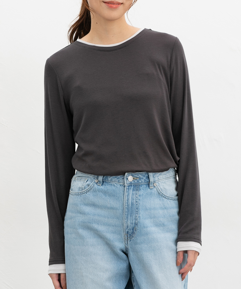 Honeys（ハニーズ） トップス Tシャツ ロンT 長袖Tシャツ カットソー