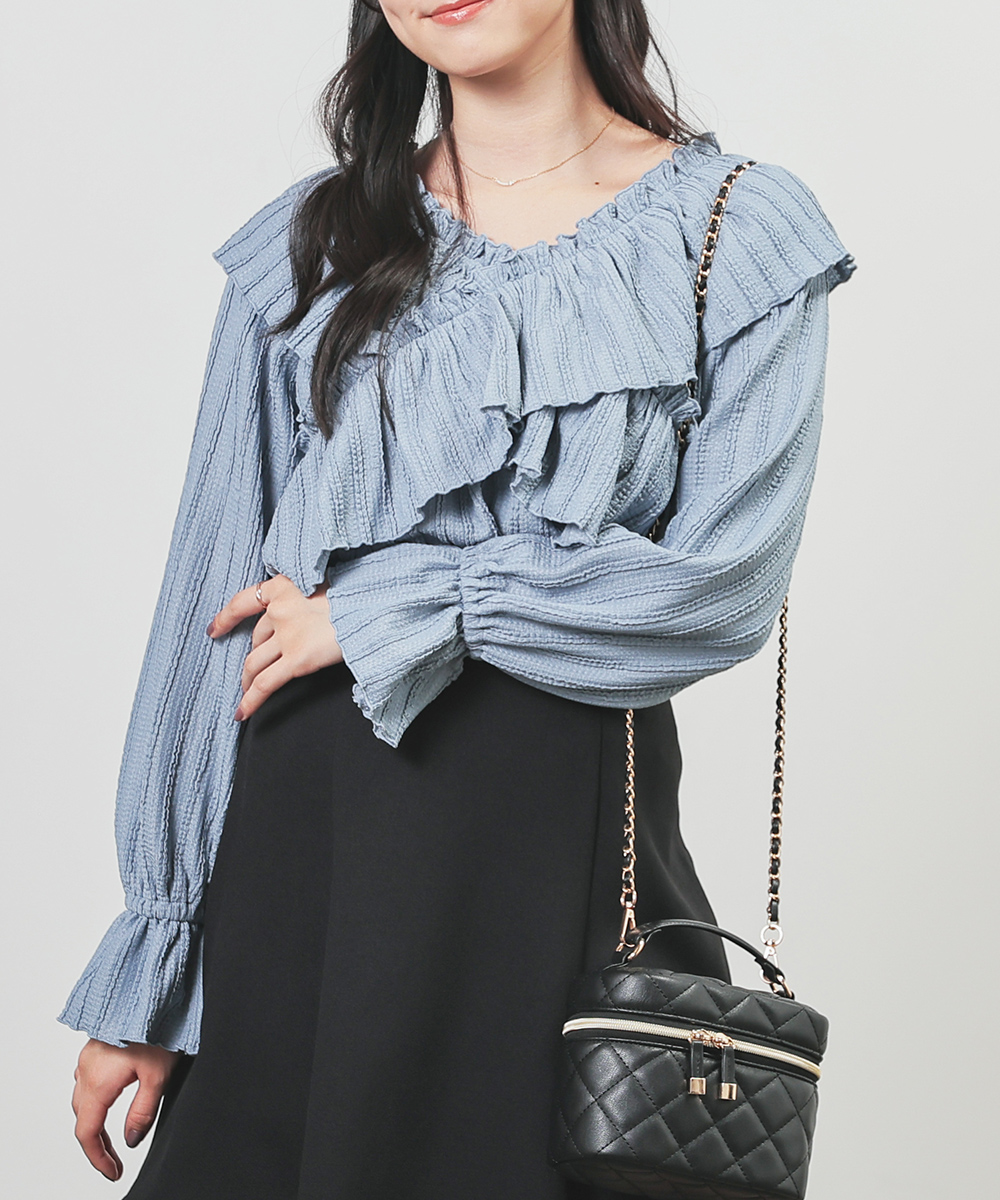 Honeys（ハニーズ） トップス カットソー 長袖 オフショルダー 2way