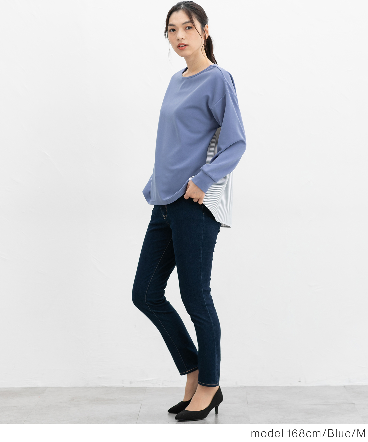 SLY | FRONT ZIP CUT RIB トップス (Tシャツ・カットソー(半袖