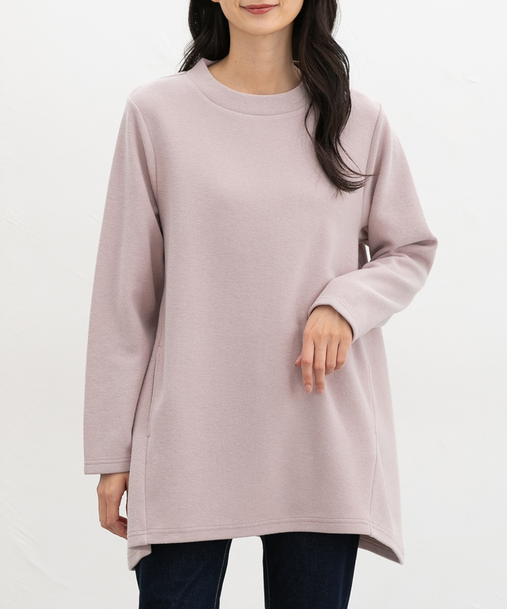 Honeys（ハニーズ） トップス カットソー 長袖 ハイネック 綿混