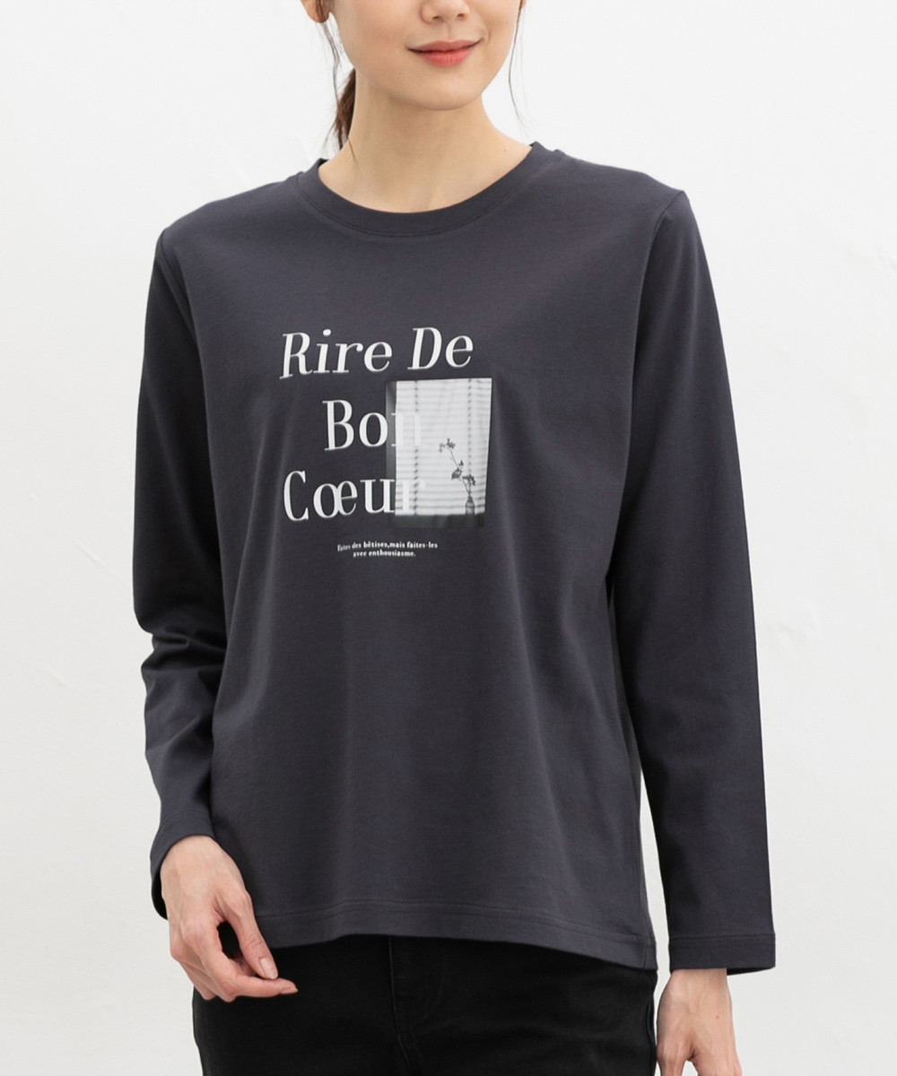Honeys（ハニーズ） トップス Tシャツ ロンT 長袖Tシャツ フォト