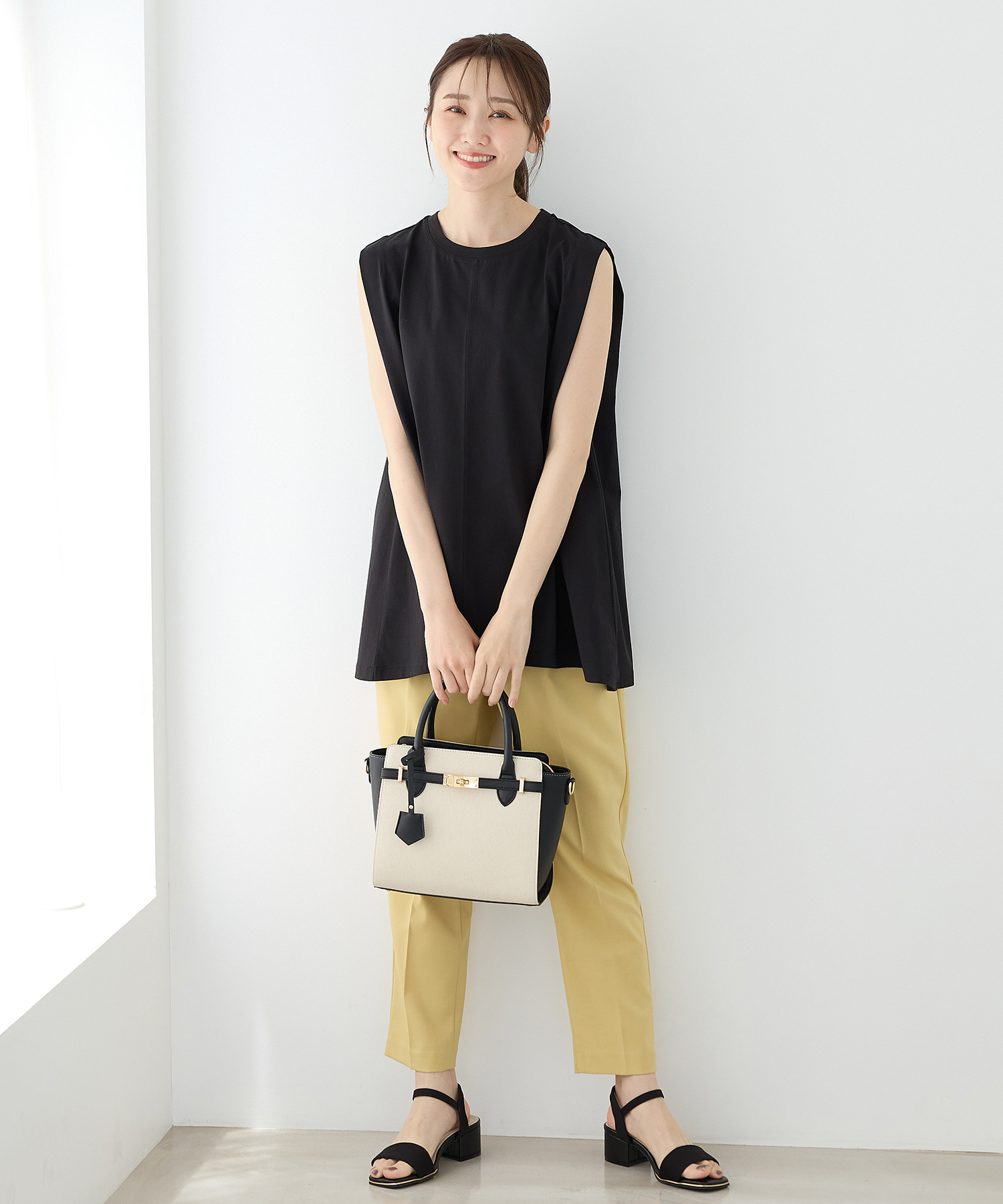 Honeys（ハニーズ） トップス カットソー ノースリーブ 接触冷感 ハニ