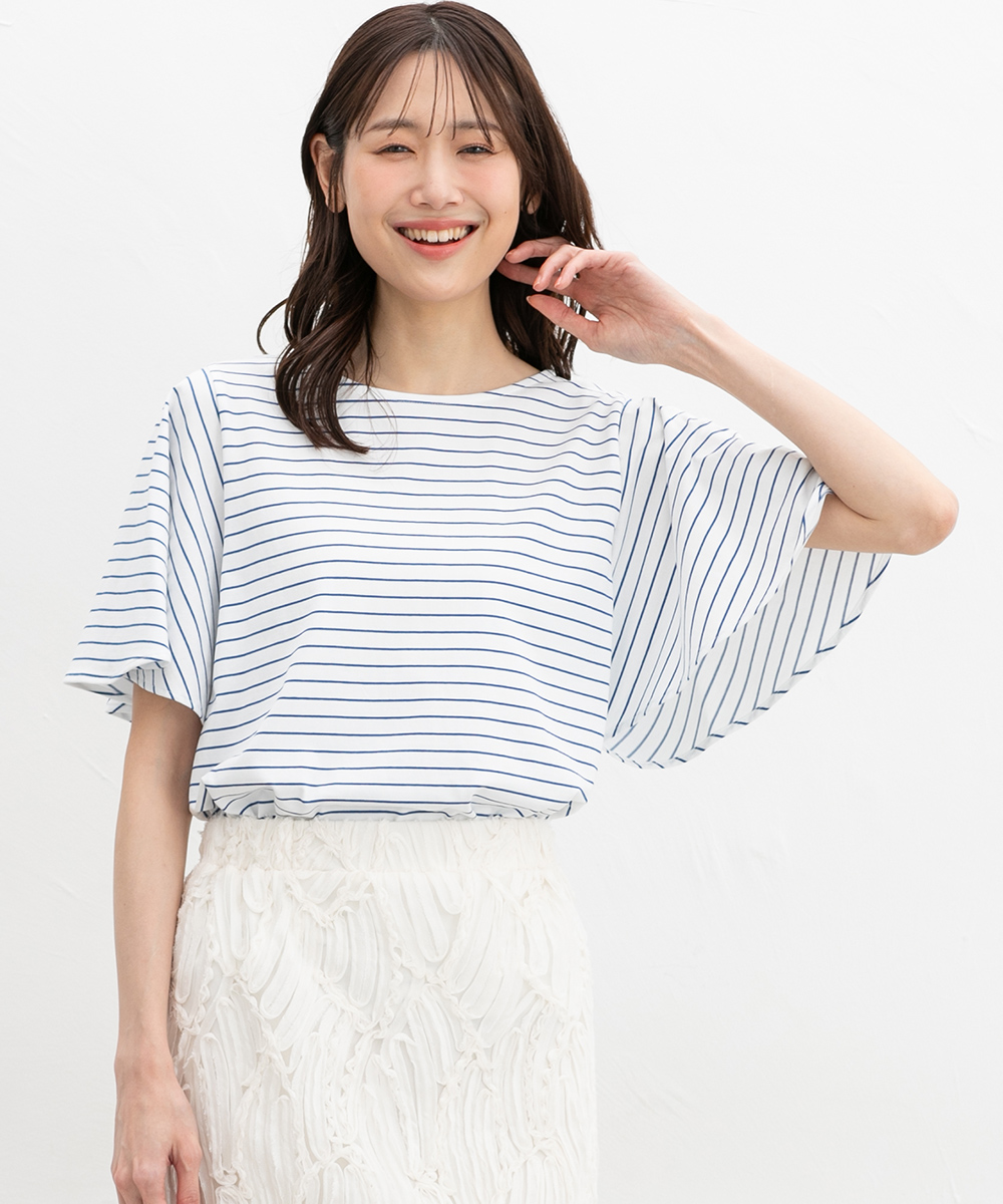 Honeys トップス カットソー 半袖 ハニさら 大きいサイズ UV