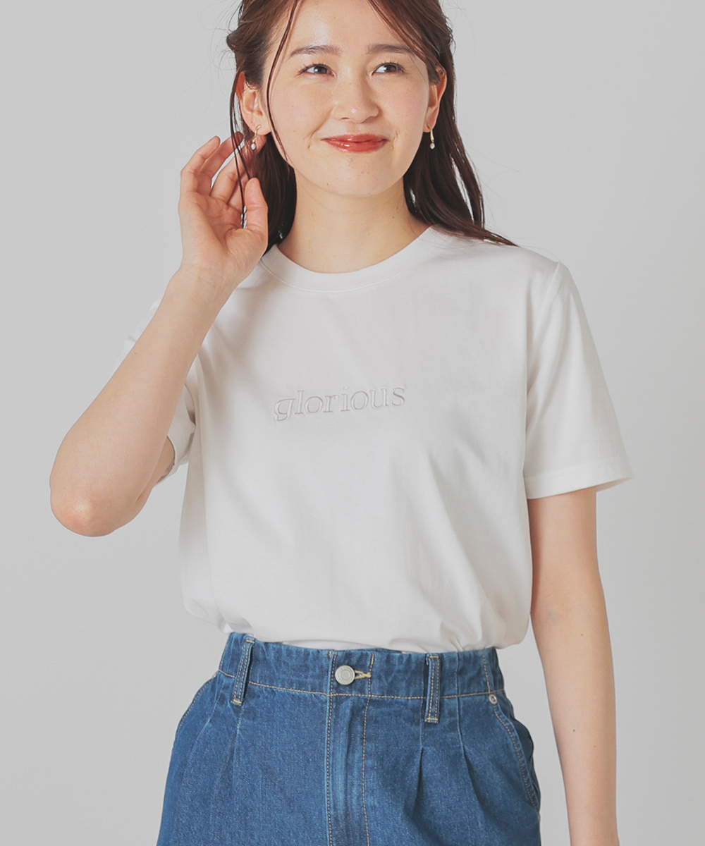 HANITA 売れ筋商品|||ハニタ Tシャツ トップス レディース Tops Blue きれいめTシャツ: トップス｜ハニーズ公式通販