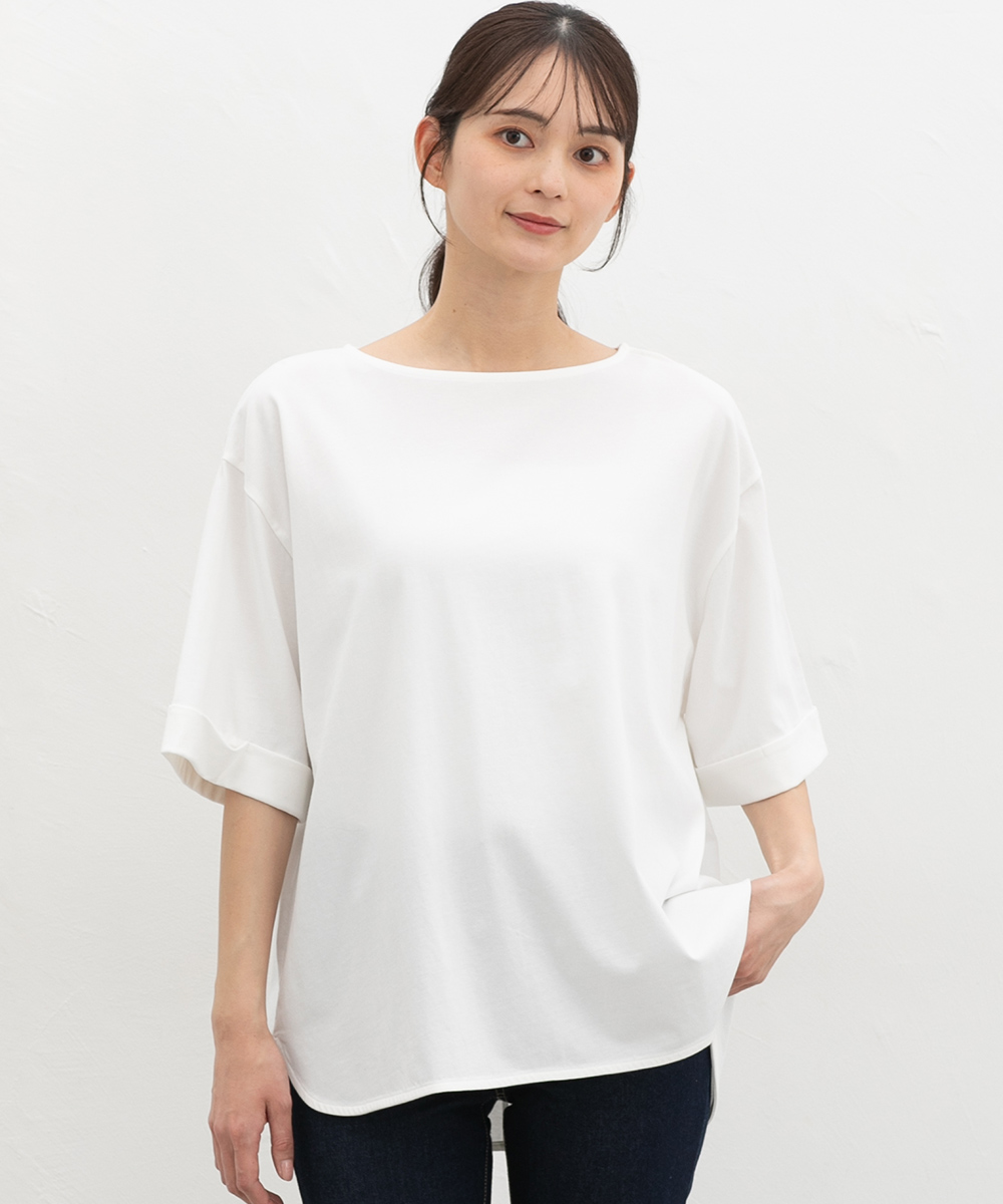 Honeys（ハニーズ） トップス Tシャツ 5分袖Tシャツ カットソー ハニ