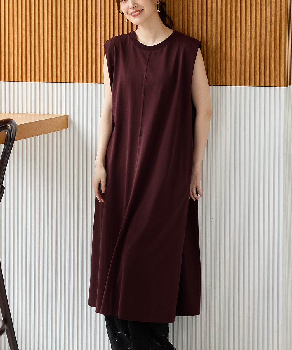 Honeys（ハニーズ） ワンピース ノースリーブ ロング丈 ハニさら