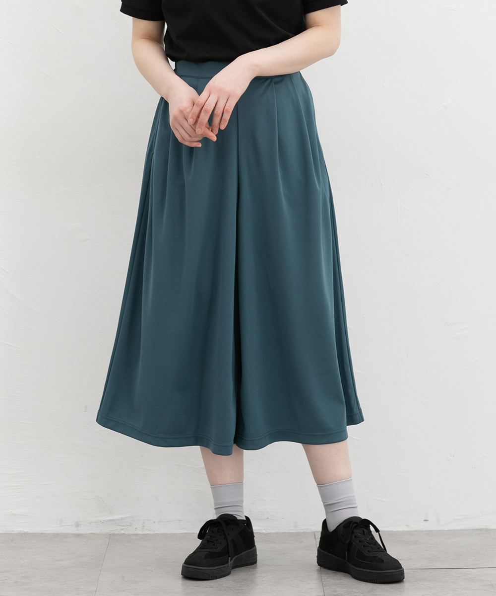 ボトムス パンツ ガウチョパンツ ハニさら 大きいサイズ スカーチョ 接触冷感 吸水速乾 UVカット 遮熱 レディース Honeys ハニーズ 快適クールガウチョパンツ | Honeys | 03