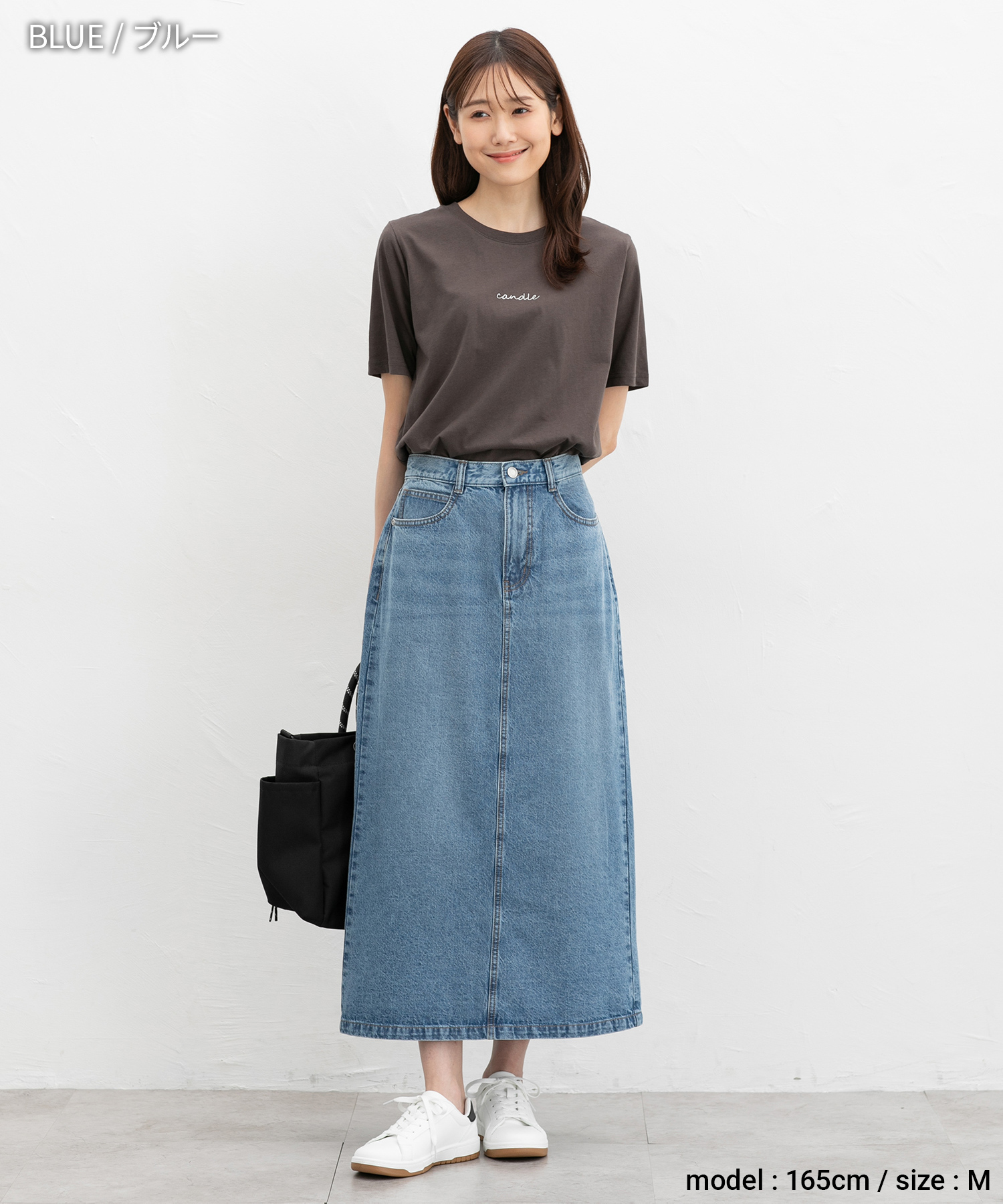 新品24SS◆正規デニーローズの人気！色っぽいロングデニムスカート！25 新品24SS◇正規デニーローズの人気！色っぽいロングデニムスカート！25