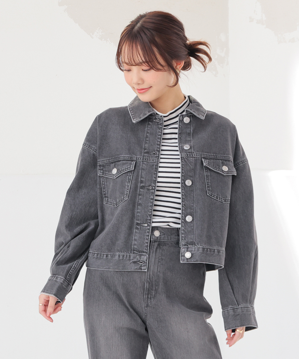 Honeys（ハニーズ） アウター ジャケット Gジャン コットン 綿 レース