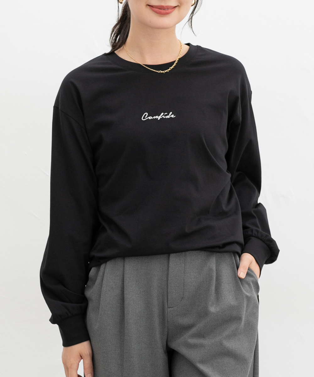 Honeys（ハニーズ） トップス カットソー 長袖 コットン 綿 Tシャツ