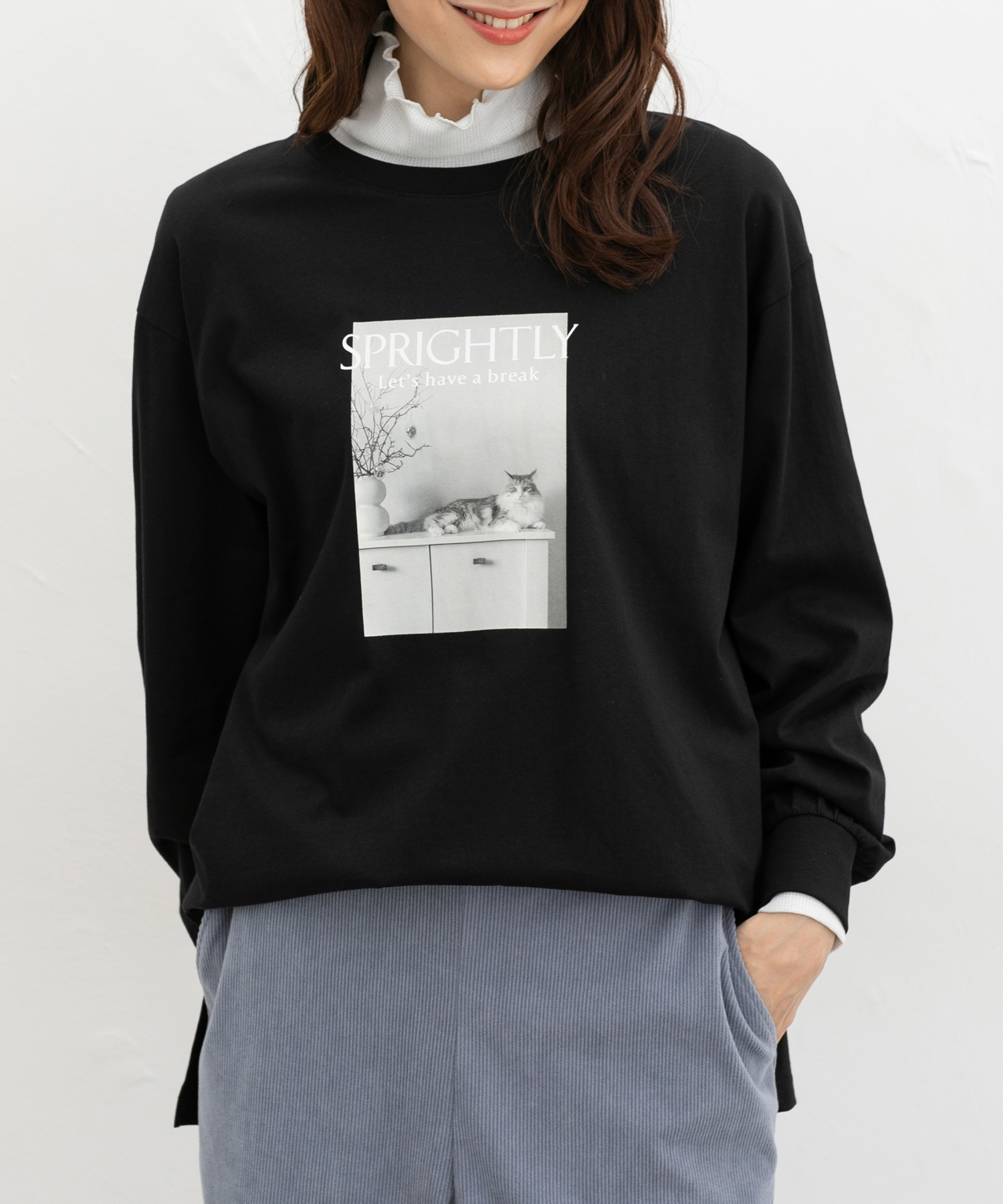 Honeys（ハニーズ） トップス Tシャツ ロンT 長袖Tシャツ カットソー