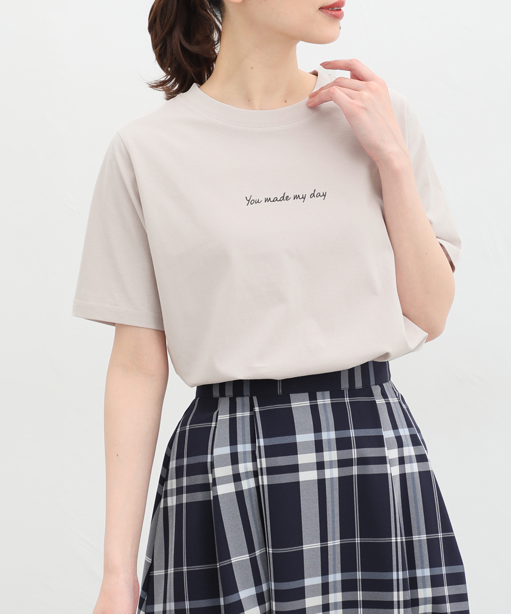 トップス Tシャツ レディース 白 黒 半袖 刺繍 おしゃれ カジュアル シンプル 綿100％ 夏 ...