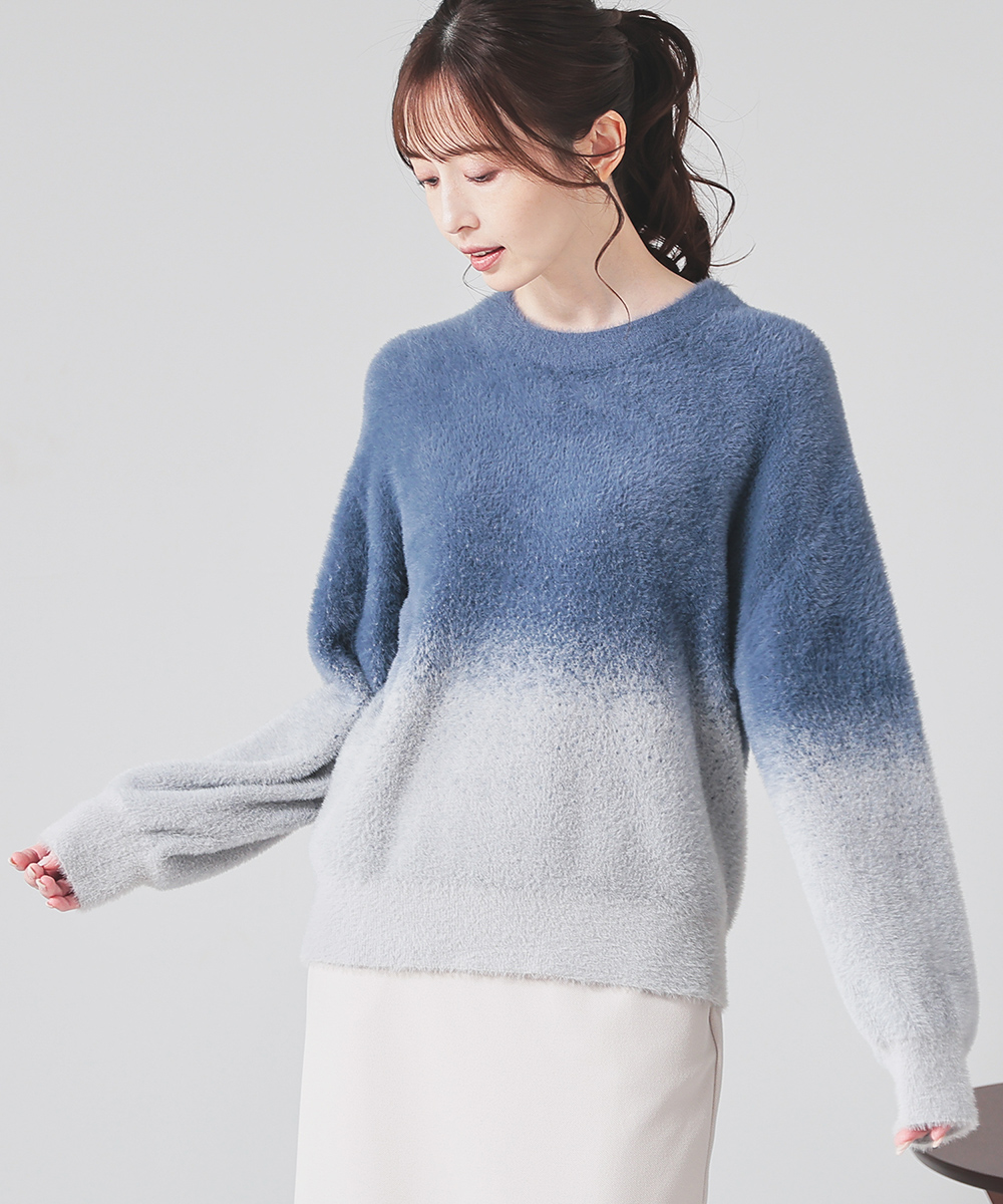 Honeys（ハニーズ） トップス セーター 長袖 グラデーションカラー