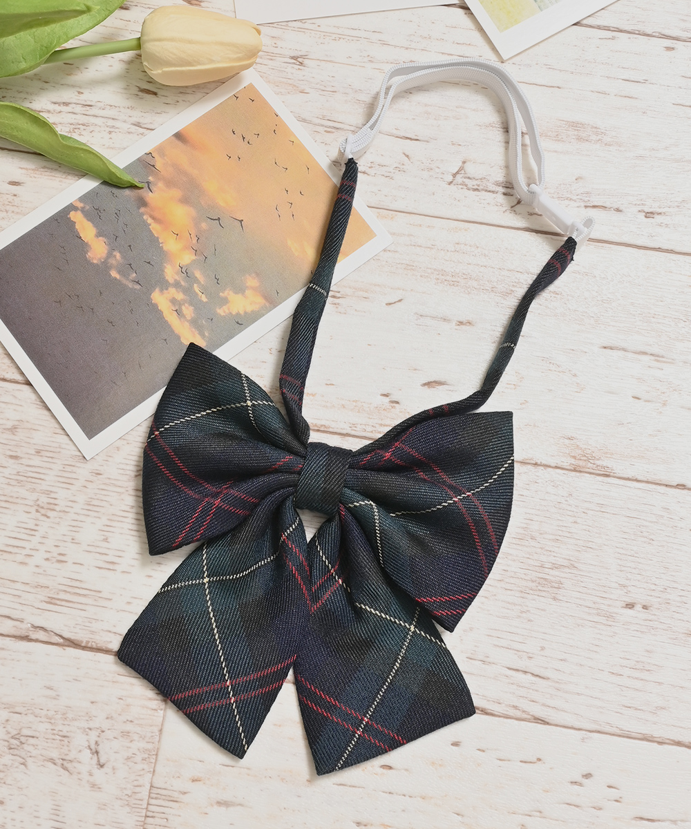 Honeys（ハニーズ） リボン 制服 学校 大きい チェック柄 学生 中学生