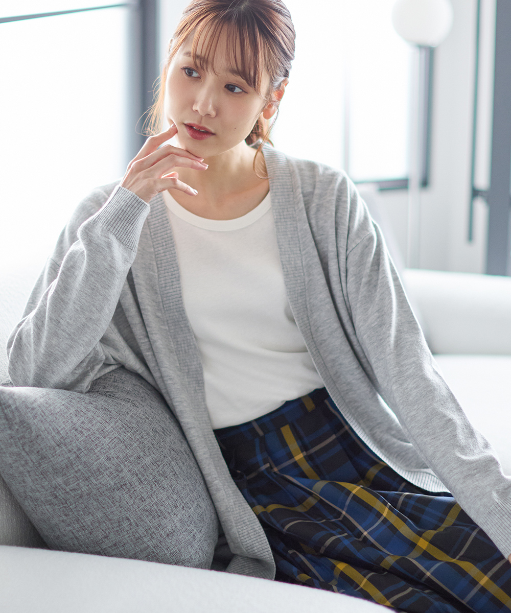 Honeys（ハニーズ） トップス カットソー 長袖 オーガニックコットン T