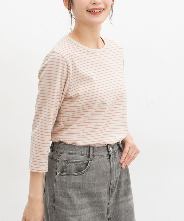 トップス Tシャツ カットソー オーガニックＴシャツ オーガニックコットン U Honeys ハニー...