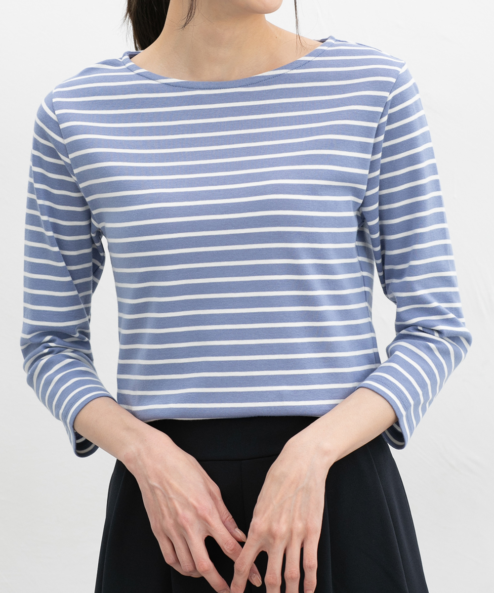 トップス Tシャツ カットソー オーガニックコットン UVカット ７分袖T Honeys ハニーズ ...