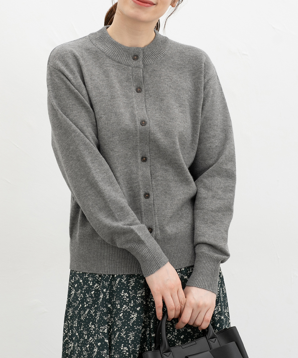 ＜H＞ハイネック カーディガン hbeauty&youth H＞ハイネック カーディガン