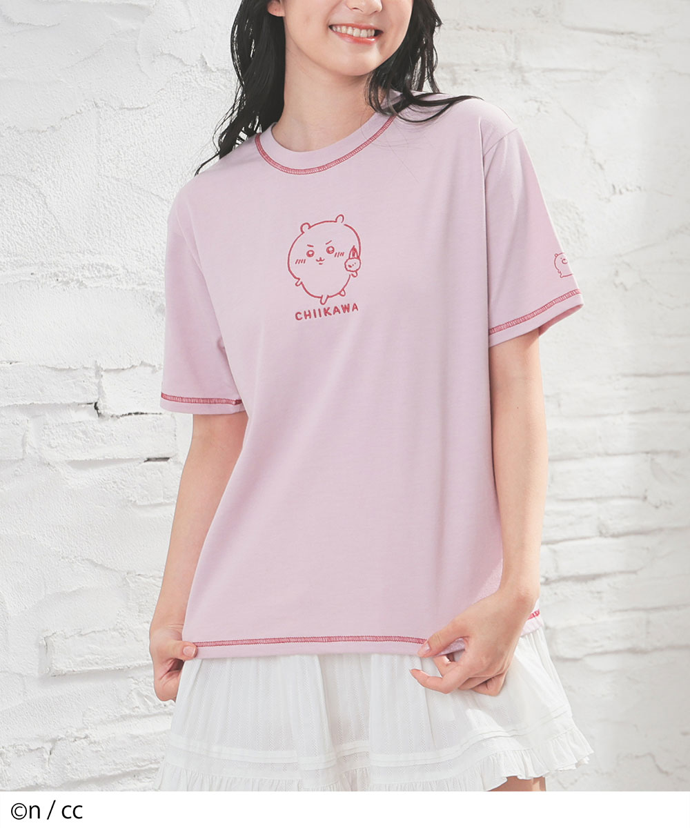 Honeys トップス Tシャツ 半袖Tシャツ カットソー 半袖 ちいかわ Honeys トップス Tシャツ 半袖Tシャツ カットソー 半袖 ちいかわ