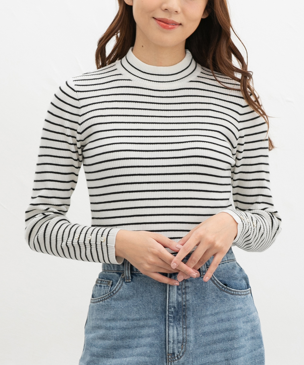 Honeys（ハニーズ） トップス セーター 長袖 しなやかニット