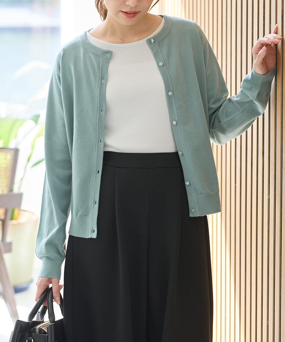 Honeys（ハニーズ） トップス カーディガン 長袖 ヒアルロン酸加工