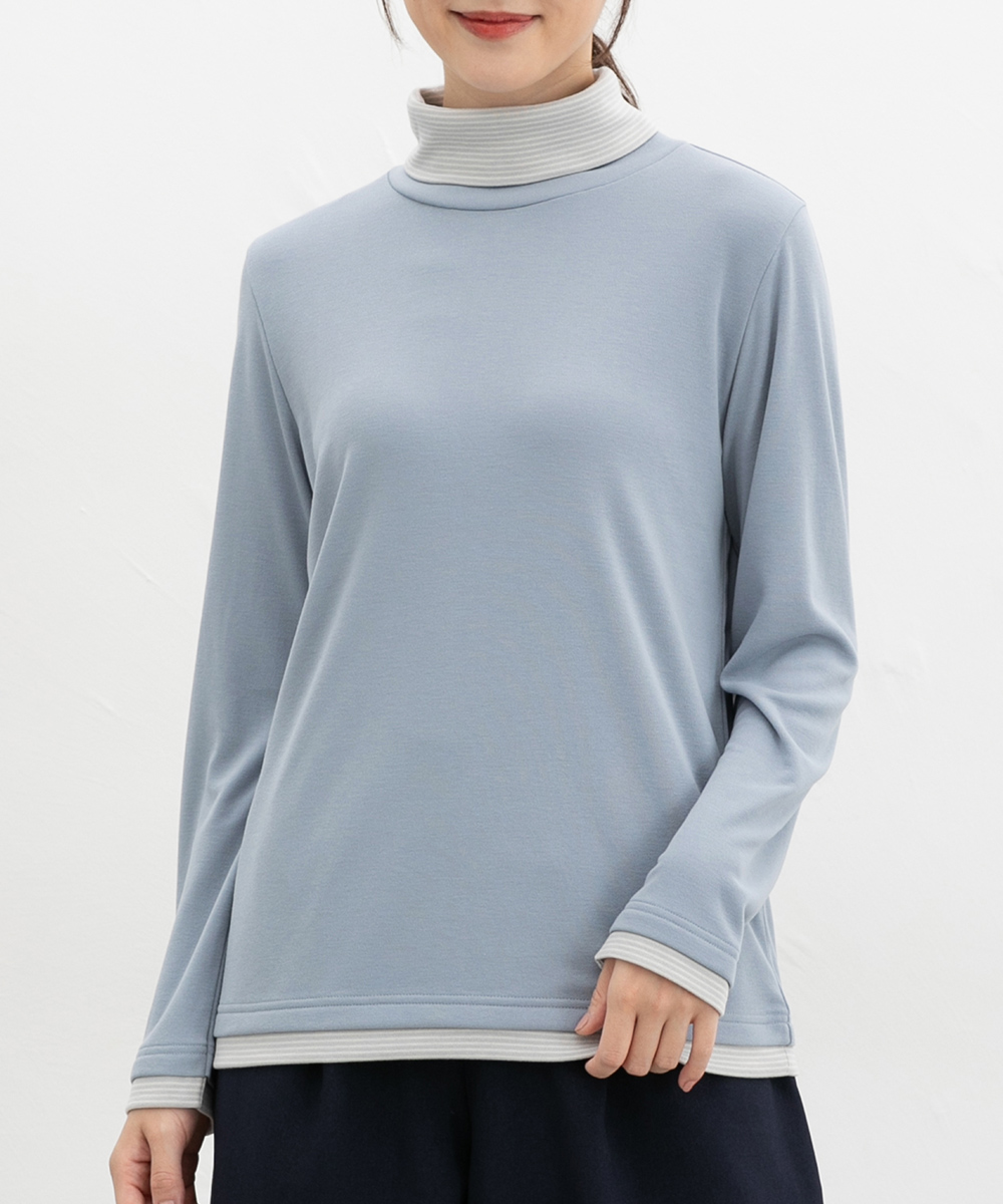 Honeys（ハニーズ） トップス カットソー 長袖 無地 ボーダー柄