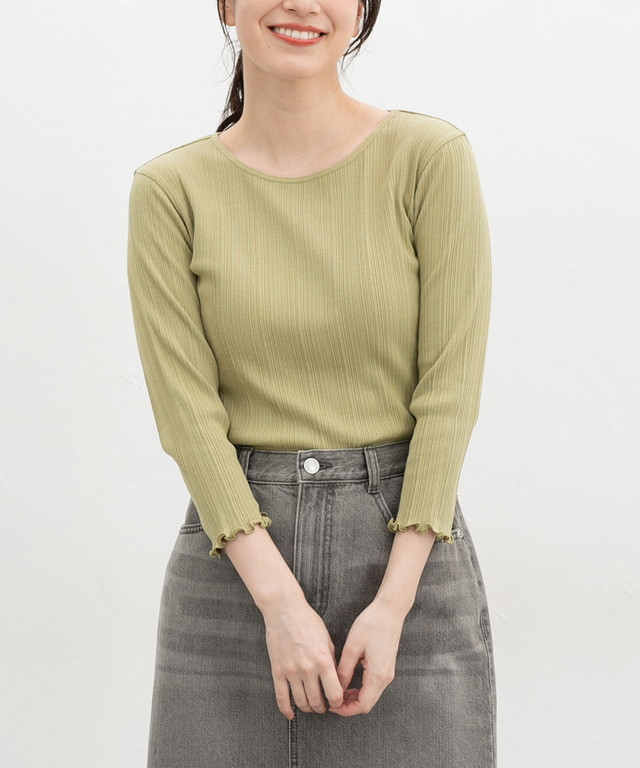 Honeys（ハニーズ） トップス Tシャツ 7分袖Tシャツ カットソー UV