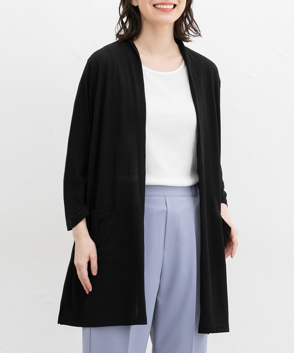 Honeys トップス カーディガン UVカット トッパーカーディガン
