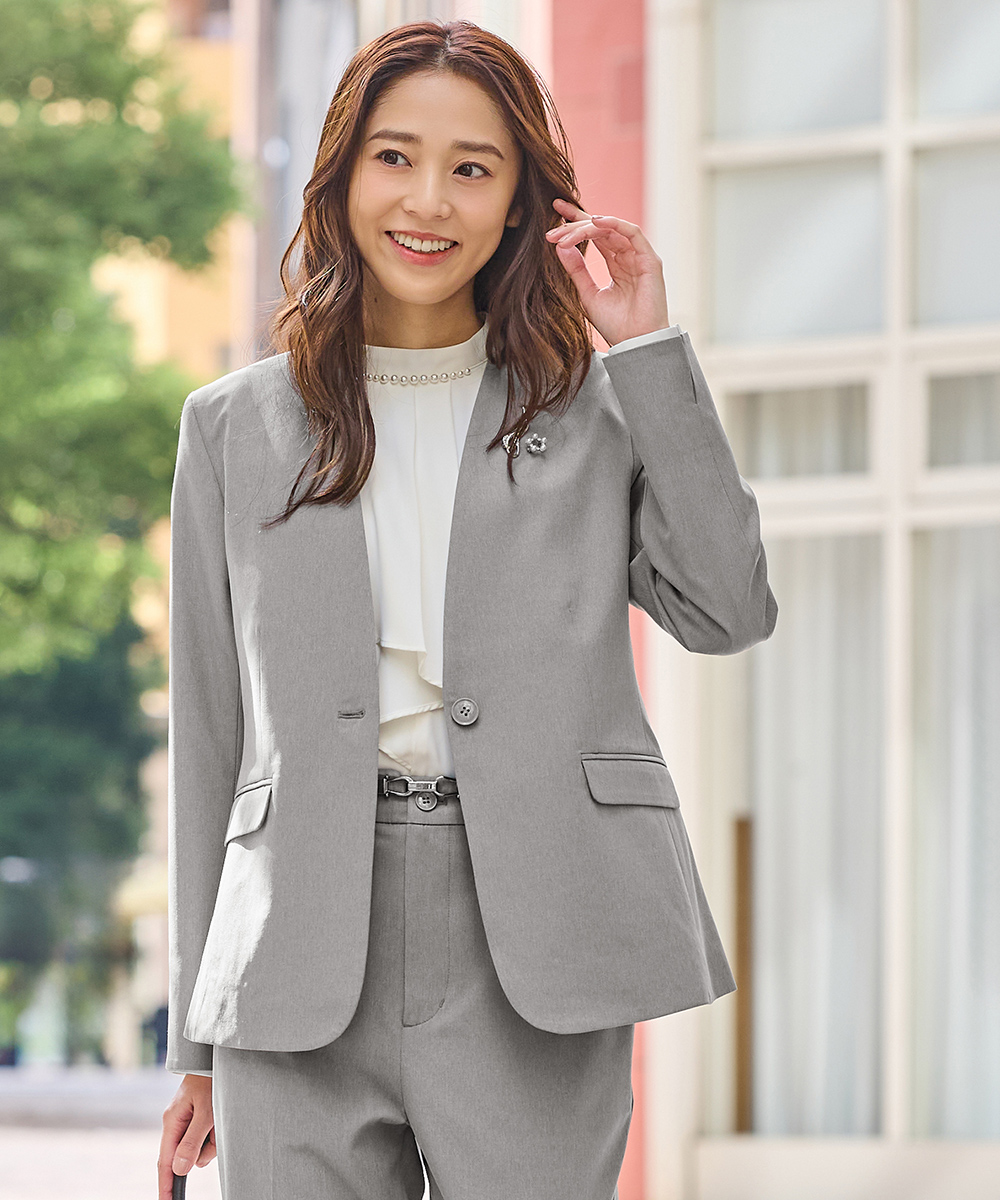 Honeys（ハニーズ） アウター ジャケット カラーレスジャケット