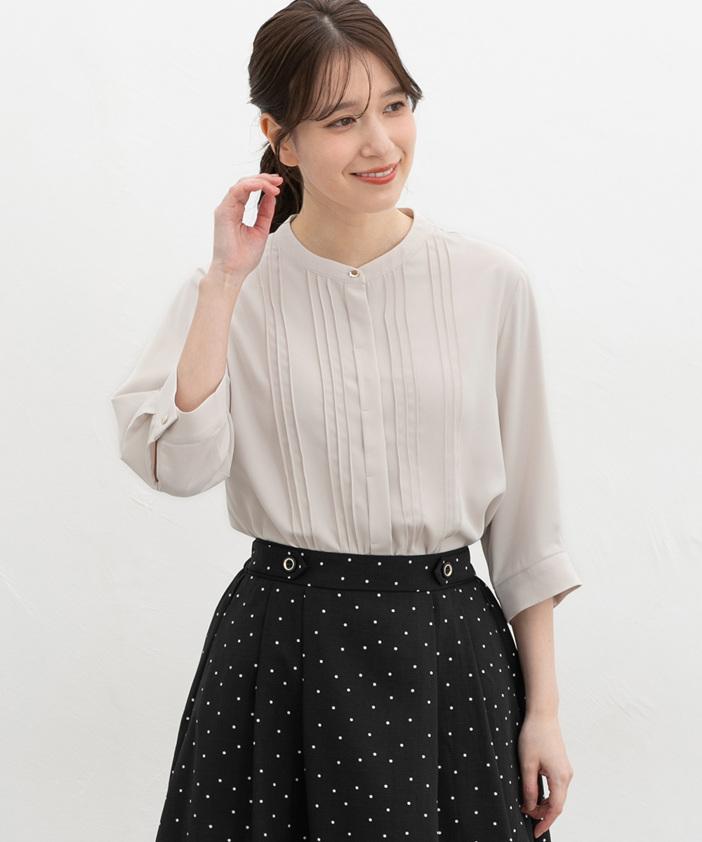 Honeys（ハニーズ） トップス ブラウス 大きいサイズ オフィス きれい
