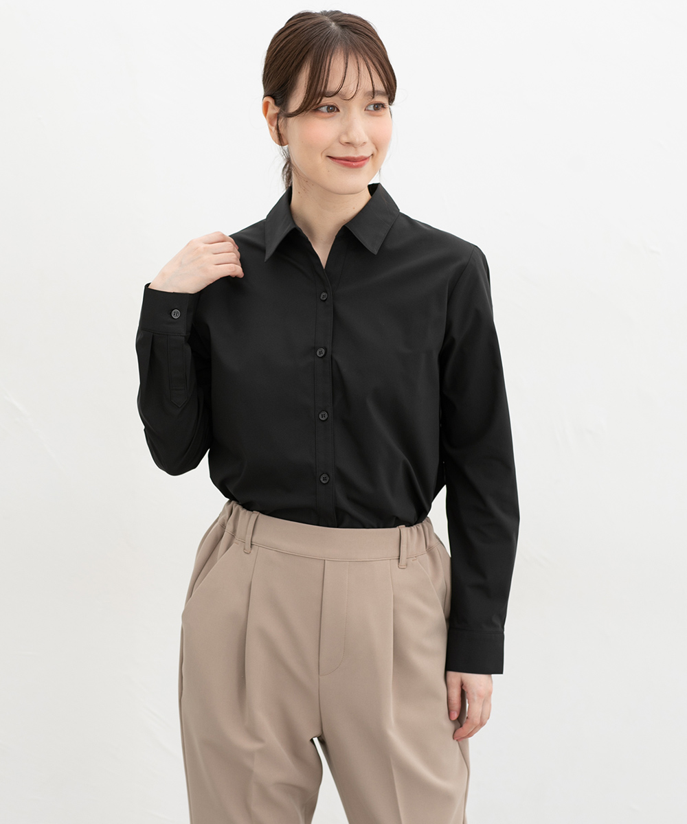 Honeys（ハニーズ） トップス シャツ スキッパーシャツ ブラウス 長袖