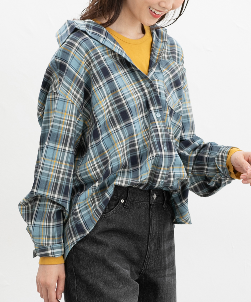 Honeys（ハニーズ） トップス シャツ ブラウス 長袖 レギュラーカラー