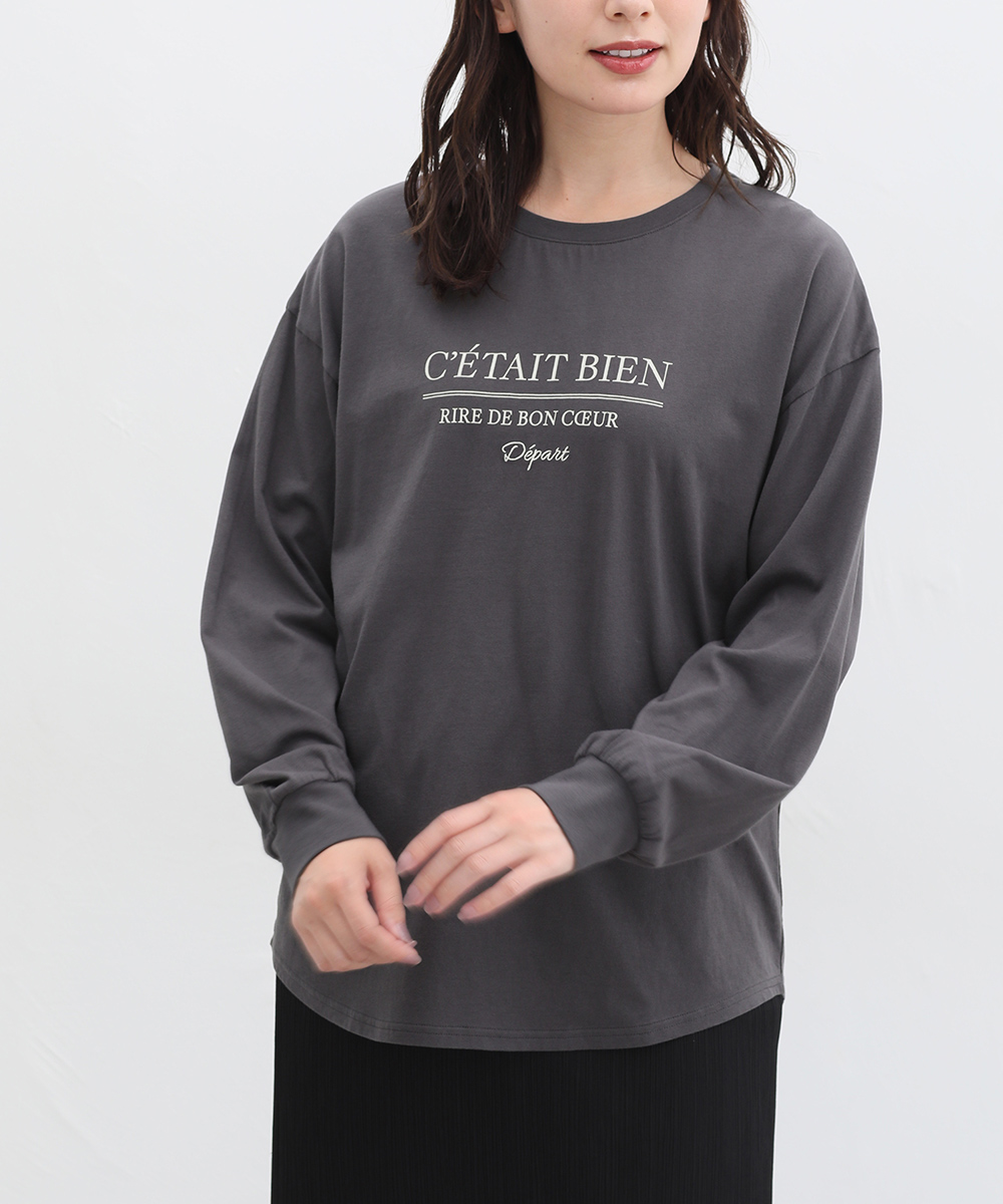 Honeys（ハニーズ） トップス カットソー 長袖 コットン 綿 Tシャツ