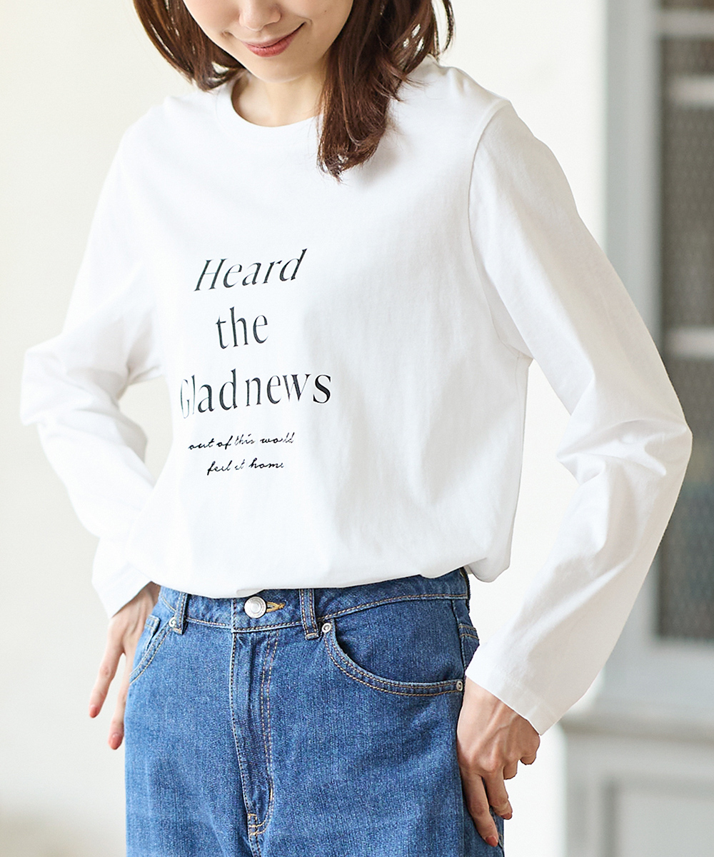 Honeys（ハニーズ） トップス カットソー 長袖 コットン 綿 Tシャツ