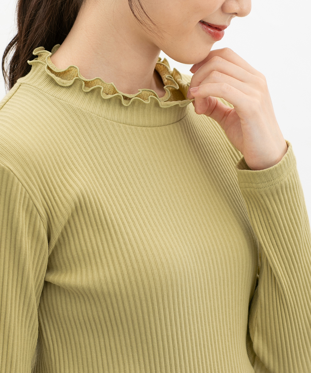 Honeys（ハニーズ） トップス カットソー 長袖 ハニぽか あったか