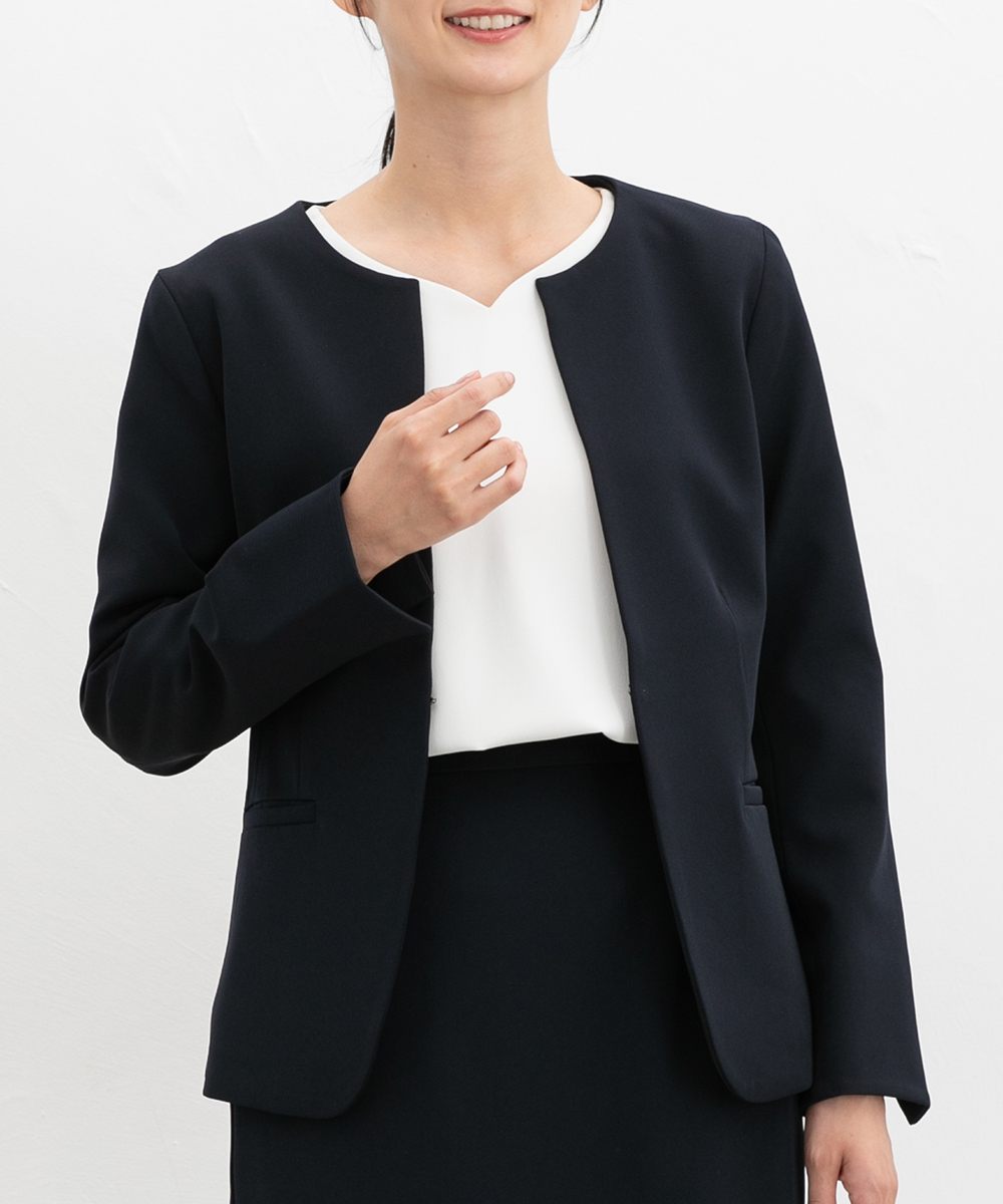 Honeys アウター ジャケット カラーレスジャケット セットアップ