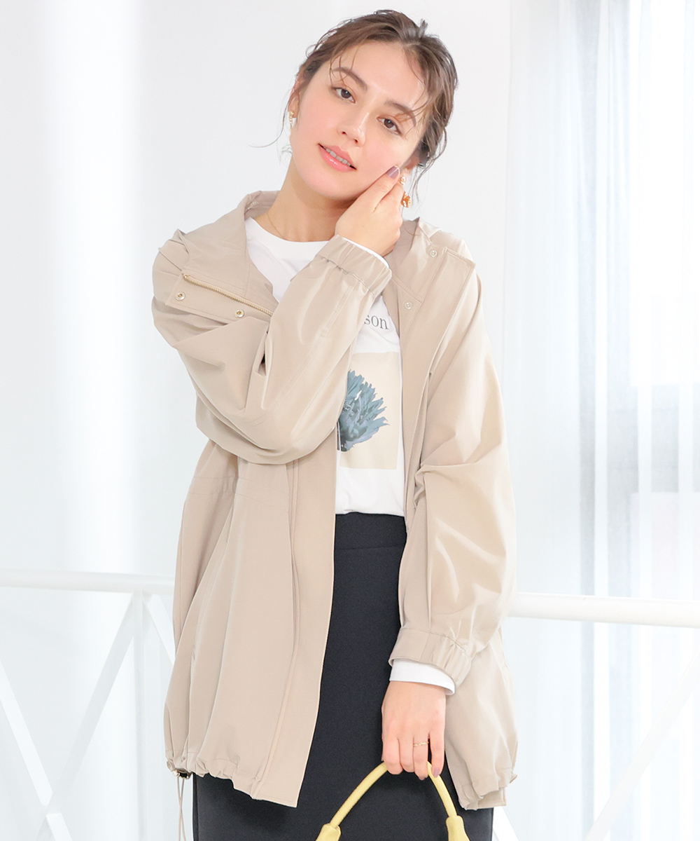 パラスパレス　フード付きベージュ　ブルゾン Yahoo!オークション - パラスパレス Pal'las Palace ライナー付 フーデ