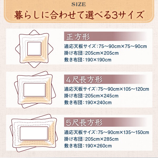 和レトロこたつ布団 春万知 はるまち こたつ用掛け布団単品 4尺長方形