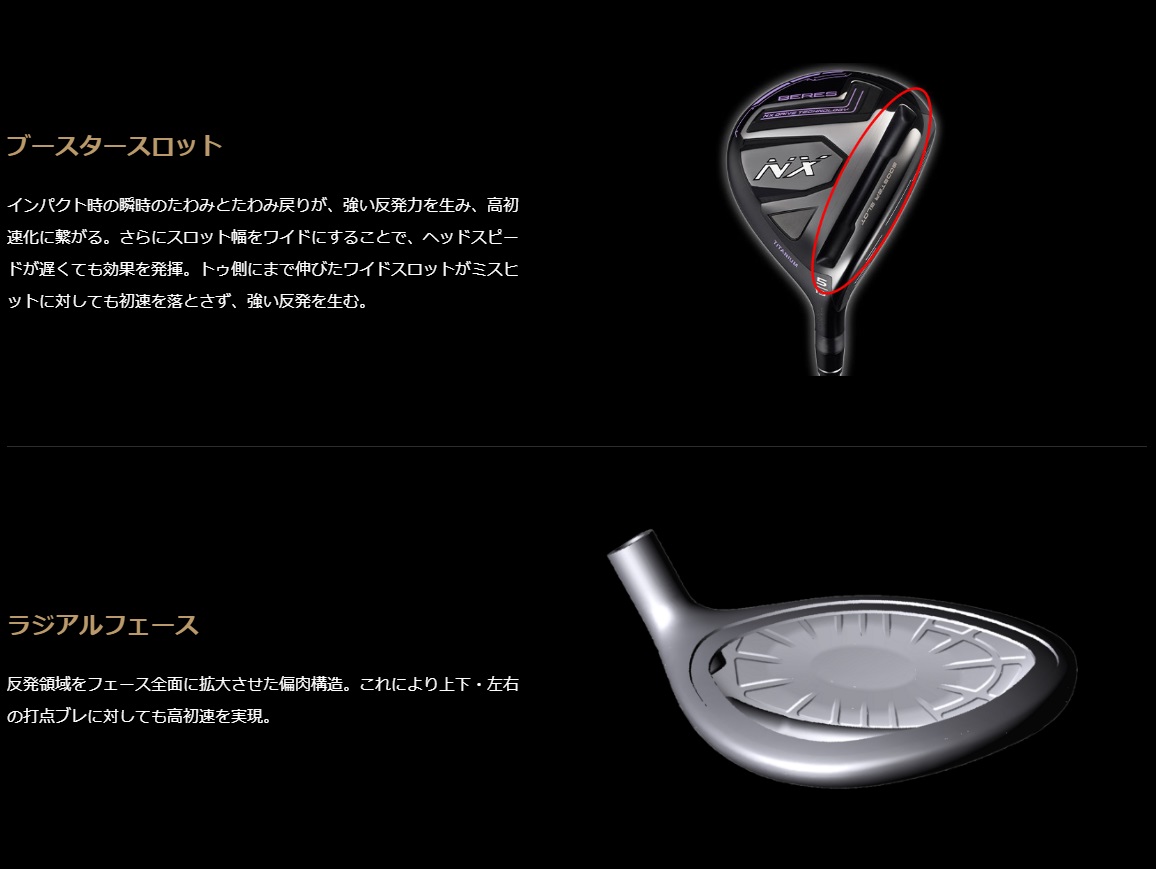 BERES 本間ゴルフ レディース フェアウェイウッド NX FW 次世代型