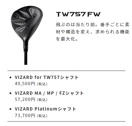 TOUR WORLD 本間ゴルフ フェアウェイウッド T//WORLD TW757FW 3W