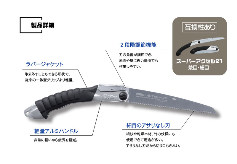 シルキー 鋸 ジェットアクセル