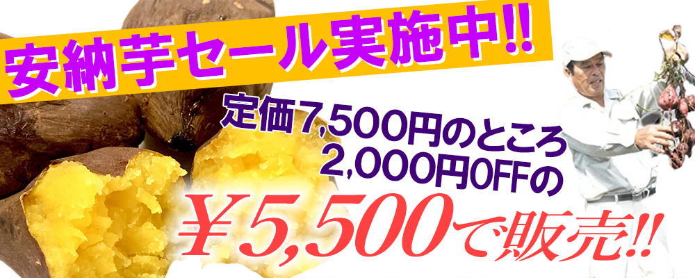 安納芋バナー