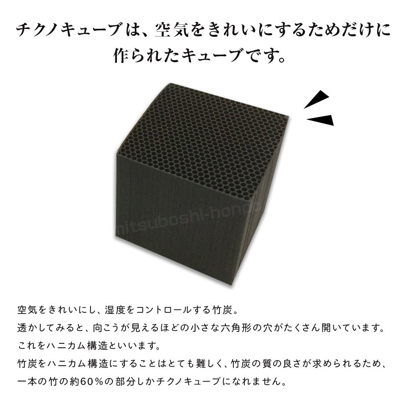 京都 竹炭 チクノキューブ CHIKUNO CUBE HOUSE 大 空気清浄 消臭