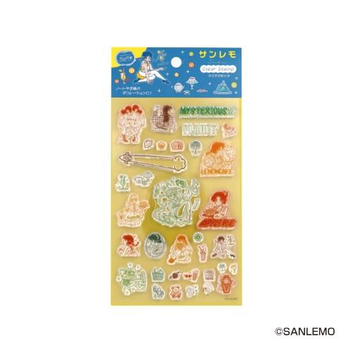 【import】クリアスタンプ コラージュ クローバー 1シート290円 クリエイティ部_クリアスタンプ_26年2月発売 - Komamono Lab - 通販