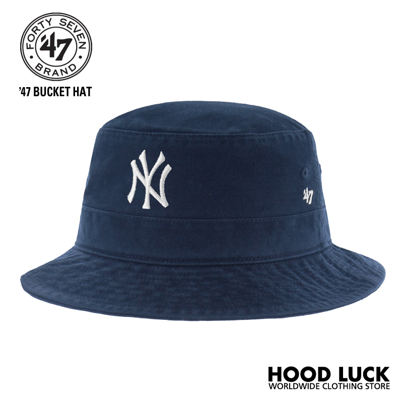 47BRAND ハット ヤンキース ドジャース B系 バケットハット HIP HOP NY LA 刺...