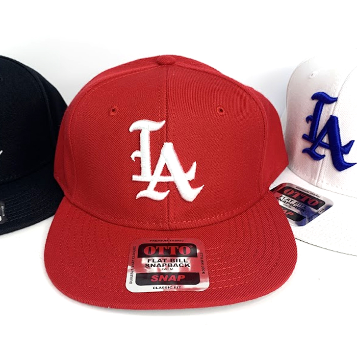 LA キャップ スナップバック 帽子 otto 野球 帽子 刺繍 応援 ファングッズ メンズ レディース ストリート HIP HOP チーム